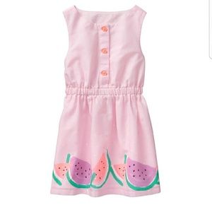 Gymboree pink watermelon dress